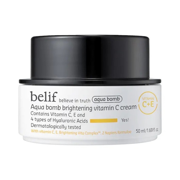 🆕 BELIF Aqua Bomb Brightening Vitamin C Cream with Hyaluronic Acid 50 mL NIB - Picture 1 of 7